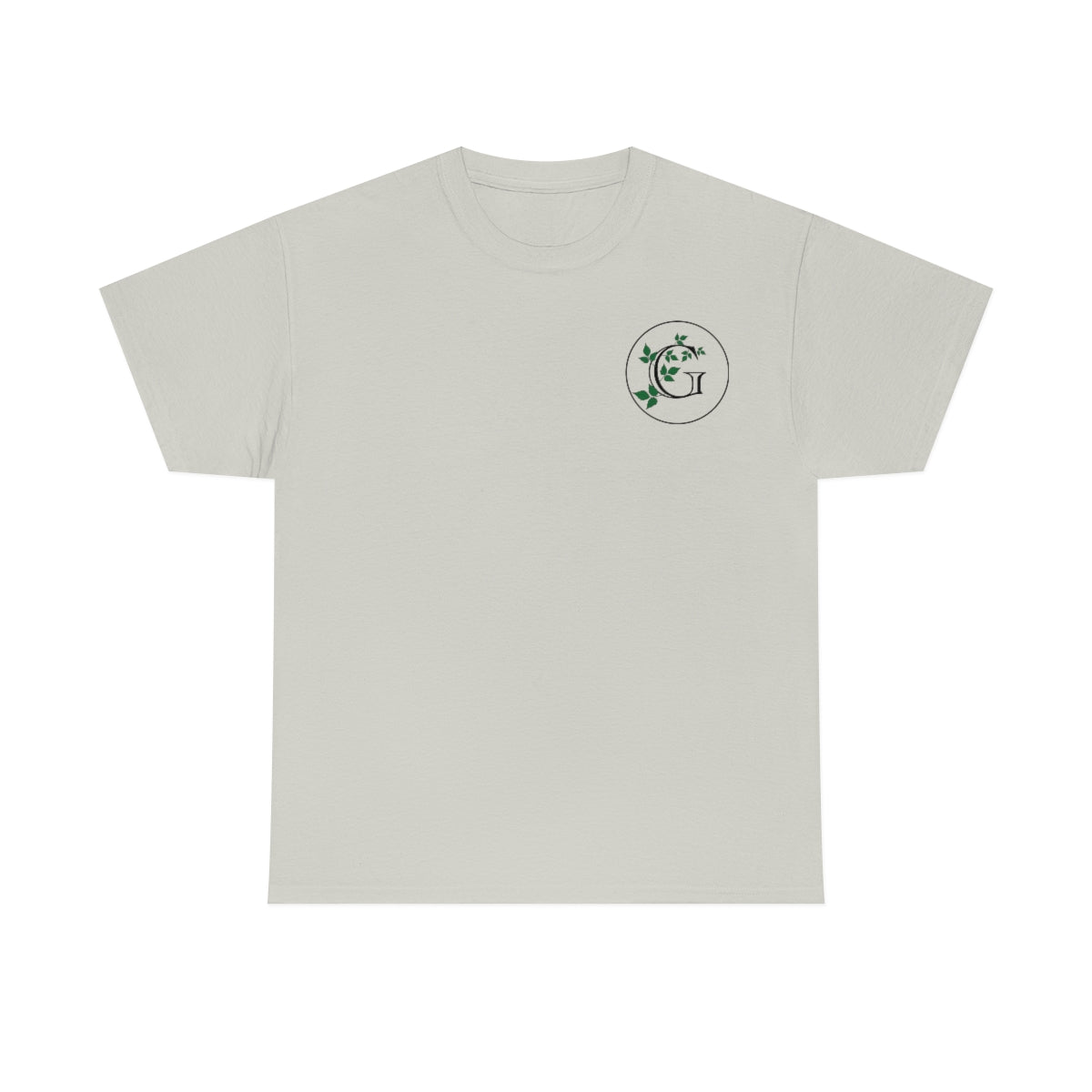 Gotham Botanical Gardens Cotton Tee, light, small logo front, large logo back