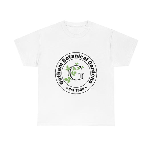 Gotham Botanical Gardens Cotton Tee, light, large logo front