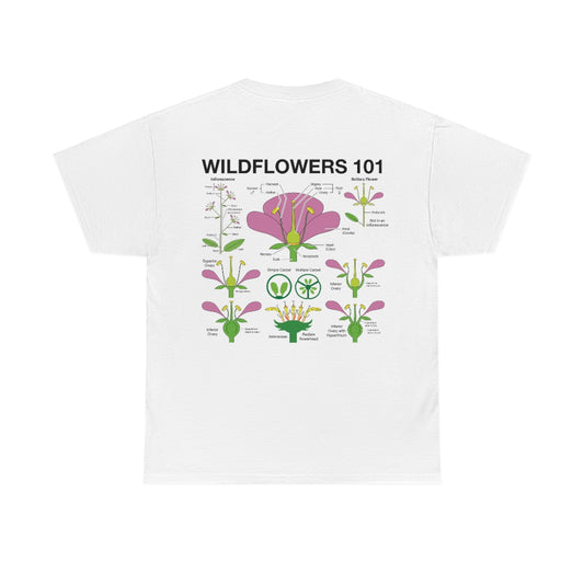 Wildflowers 101: T-Shirt (back only)