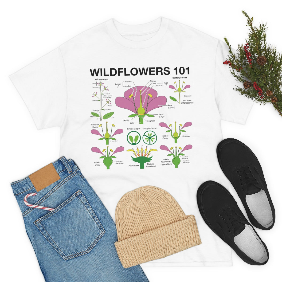 Wildflowers 101: T-Shirt (2-sided)