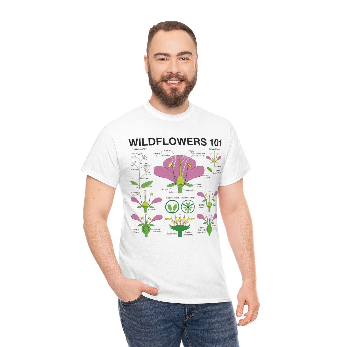 Wildflowers 101: T-Shirt (2-sided)